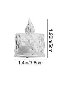 6/12 paquetes de velas de té sin llama, velas eléctricas falsas Velas de té para decoración de centros de mesa para bodas, Pascua, Halloween, Navidad