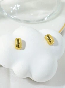Mazuer 1 对女士复古时尚夸张高端金色几何心形、十字架、四叶草耳环，适合约会、节日派对、日常通勤、度假的优雅礼物 - 金黃色 - 查看 21