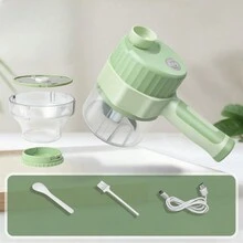 高速手持式電動打蛋器，支援USB充電，3速攪拌器，適用於奶油、蛋糕及麵粉攪拌，堅固的ABS材料 - 廚房工具 - 查看 13