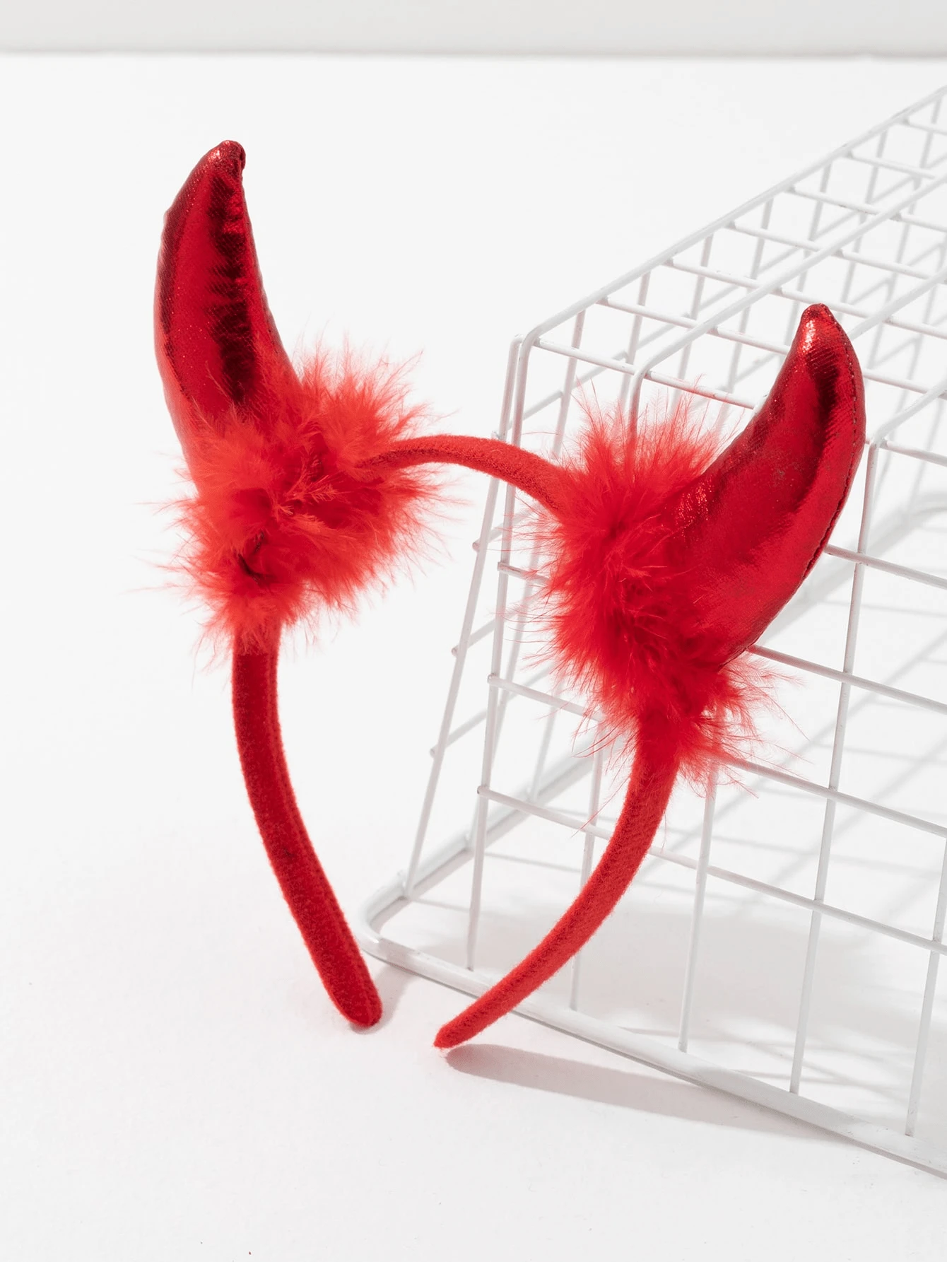 1pc Red Halloween Horns Headband ,Devil Horns,Devil Costume - Red - View 1