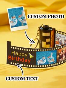 1pc Custom Film Roll Keychain With 5/10/15/20 Photos Sweet Couple Gift Family Gift Personalized Photo Keychain Film Roll Keychain Custom Film Keychain Camera Roll Film Roll Keyring For Boyfriend Girlfriend Memorial Gift Birthday Gift Anniversary Gift Valentine's Day Gift For Boyfriend Husband Wife Fashionable,Vintage,Colorful,Cute,Adorable,Contracted,Y2K,Fall Fashion,Unisex,2000s Fashion Custom,Personalized,Unique,Customized Ideal Gifts For Him Her,Family,Friends,Pets,Grandparents,Children For Graduation,For Weddings,For Christmas,For Winter,For Fall/Autumn,For Holiday Treasure Finds,Winter Fashion,Christmas Gift,Christmas Decorations,Personalized Christmas Ornaments,Personalized Gifts For Women/Men,Personalized/Customized Keychain,Christmas Accessories