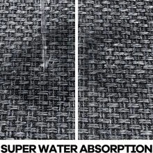 Kitchen Rug, Rubber Non Slip Kitchen Rugs Washable, Absorbent Runner Mat For Floor, Machine Washable Standing Mats For In Front Of Sink, Door, Laundry, Entryway, Hallway (Black, 71" * 35.5") - màu đen - Xem 4