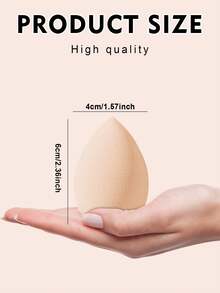 2pcs Makeup Sponges, Suitable For Cream And Powder Concealers, Loose Powder And Other Cosmetics Application - Multicolor - View 2
