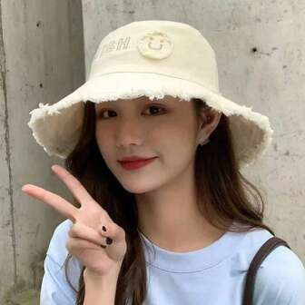New Stylish Charming Versatile Sun Hat For Women, Large Brim Sun Protection Visor Cap For Spring Summer Autumn, Japan Style