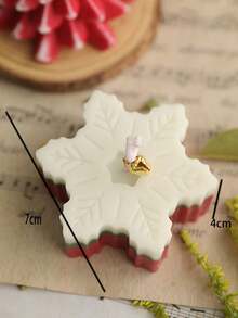 圣诞雪花香薰蜡烛，大气雪花造型香味，适合送人圣诞礼物 - 彩色 - 查看 6