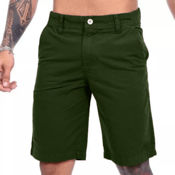 Bermuda Masculina Social Premium Short  Masculino Brim Sarja Alfaiataria Jeans Colorido