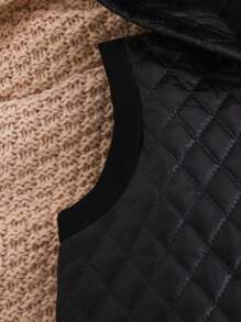 Bộ 3 món/bộ áo liền quần in hình dễ thương cho bé gái và áo nỉ kèm váy - màu đen - Xem 5