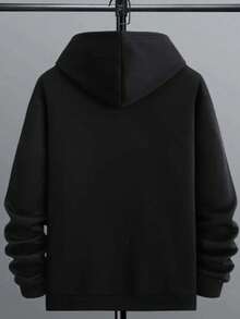 Paris Crown Men's Cold Weather Sweatshirt Streetwear Boston Premium Coat - Negro - Ver 2