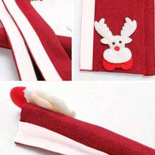 1/2 piezas Cubierta navideña para manija de refrigerador, Cubierta personalizada de moda para manija de horno, Decoración navideña para refrigerador - Multicolor - Ver 9