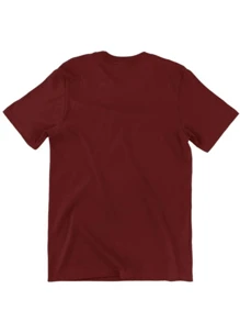 ASK GOD Men's T-Shirt 100% Cotton - Immediate Shipping - 紫紅色 - 查看 2