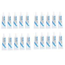 1/3/5/10/15/20支装睫毛胶，7克隐形睫毛胶，速干，无痕，自然持久，透明，易卸除，便携，适合日常妆容，是佩戴假睫毛的必备品，适合所有肤质 - 藍白色 - 查看 18