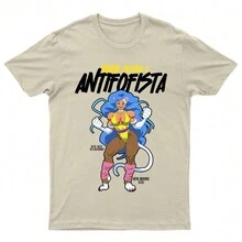 Heavy Training And Anti-Fatigue T-Shirt Cardio Gym Basic Cotton Shirt - 奶油色 - 查看 1