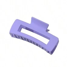 Bộ 3 kẹp tóc hình trái tim in nhiều màu sắc trong suốt khoét rỗng lớn, đơn giản & dễ thương, thích hợp sử dụng hàng ngày Ngày lễ tình nhân, Phụ kiện tóc, Kẹp tóc, Kẹp tóc, Kẹp tóc, Kẹp tóc, Kẹp hàm - Màu tím - Xem 16