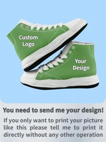 1 Pair Custom Sneakers, Personalized Photo Sneakers, Custom Thick Sole Sneakers, Personalized Canvas Shoes, Photo Sneakers, Personalized Sneakers For Women And Men, Personalized Sports And Casual Shoes,Groomsman Gift, Anniversary Gift, Valentine Gift, Birthday Gift, Wedding Gift, Best Friend Gift, Gift For Mom/Dad/Her/Him/Girlfriend/Boyfriend/Wife/Husband/Friend - White - View 2