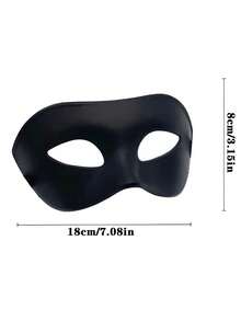 1pc Adult Vintage Half Mask For Masquerade Party Costume Mask For Men - Multicolor - View 3