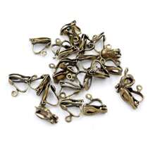 50 st 12x5 mm öronklämma DIY handgjorda örhängen fynd DIY smycketillbehör - örhängen krokar - Visa 13