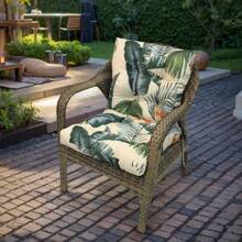 Back Chair Cushion Waterproof Polyester Rocking Chair Cushion With Non-Slip Ties Anti-Fading Deep Seat Chair Cushions, Outdoor Dining Chair Cushion For Patio Cushion Furniture - Hawaii - View 6