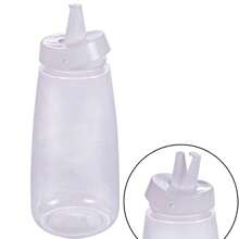 Kit With 6 Tubes For Mayonnaise/Sauce/Ketchup 520ml With Screw Cap, Hygienic Pin And Flip Opening - Trong sáng - Xem 4