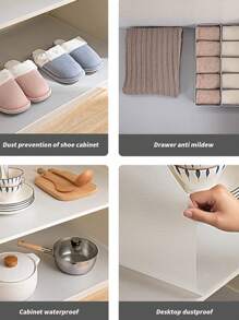 1 件橱柜防潮、防水、抗菌垫，适用于衣柜、鞋柜和厨房工具