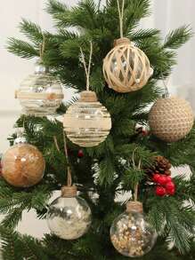 6 quả bóng treo trang trí Giáng sinh 6/8cm, bóng PET trong suốt, bóng trang trí tiệc Giáng sinh, cho cây thông Noel, nhà, trong nhà, ngoài trời, trung tâm thương mại, khách sạn, quán cà phê, nhà hàng, đồ trang trí treo, bộ hộp quà Giáng sinh, quà tặng, Giáng sinh, trang trí ngày lễ bóng Giáng sinh trang trí nhà sinh nhật đồ trang trí Giáng sinh trang trí phòng - Nhiều màu - Xem 5