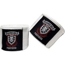 Amber Fight Gear Ultimate 180" Mexican Style Elastic Handwraps - Premium Quality Boxing Kickboxing Muay Thai MMA Wraps For Men And Women, White, Sold As A Pair - White - View 2