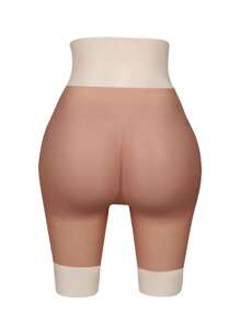 Silicone Pants Open-Crotch Buttock Padded Shaper Shorts, Hips Control Enhancement Fo Men/ Women Butt Lifter CrossdresserDifferent Sizes Only Represent Differences In Hip Thickness And Do Not Indicate That The Size Is Suitable For Different People - Brown - View 3