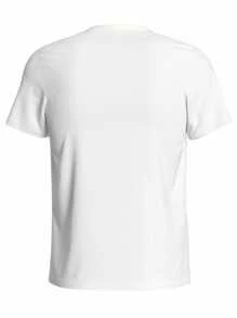 Kit 10 Plain Cotton T-Shirts Basic Short Sleeve Men's - 黑與白 - 查看 7