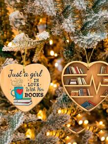 1 Stück Herz-förmiger Acryl-Anhänger, geeignet für kreative Luxus-Partys, Auto, Szenen-Dekoration, Liebes-Herz Hänge-Bücherregal Ornament, Weihnachtsbaum Hänge-Dekoration - Verschiedenfarbig - Übersicht 10