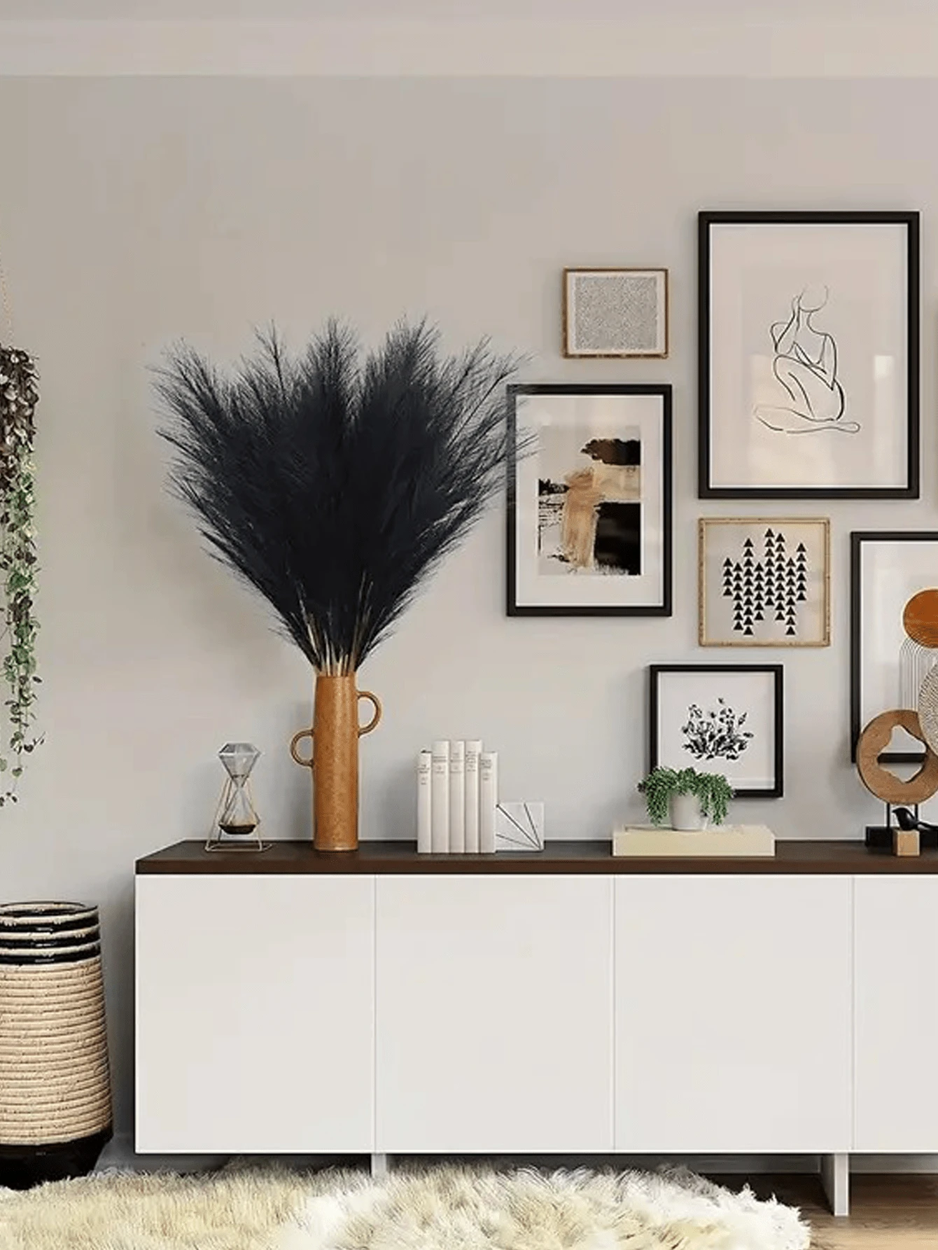 1/10/20/30pcs Artificial Reed Grass, Boho Decor Faux Pampas Grass Decor