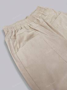 Fashionable Corduroy Fabric Pants For Autumn And Winter