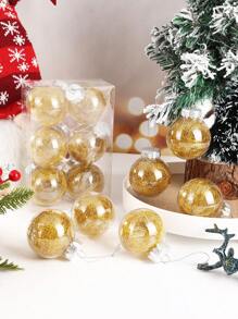 6 quả bóng treo trang trí Giáng sinh 6/8cm, bóng PET trong suốt, bóng trang trí tiệc Giáng sinh, cho cây thông Noel, nhà, trong nhà, ngoài trời, trung tâm thương mại, khách sạn, quán cà phê, nhà hàng, đồ trang trí treo, bộ hộp quà Giáng sinh, quà tặng, Giáng sinh, trang trí ngày lễ bóng Giáng sinh trang trí nhà sinh nhật đồ trang trí Giáng sinh trang trí phòng - Nhiều màu - Xem 17