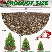 Christmas Decoration 1 PC Christmas Tree Skirt Decorations Round Tree Base Home Farmhouses Office Decors
