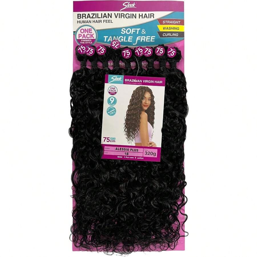 ALESSIA PLUS - BIO FIBRA-SLEEK HAIR 320gr - 1B - View 1