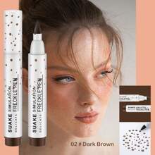 SUAKE 雀斑筆、眼線筆,1支,1毫升,防水、快速干燥、持久不脫妝、自然點綴 - 棕色 - 查看 1
