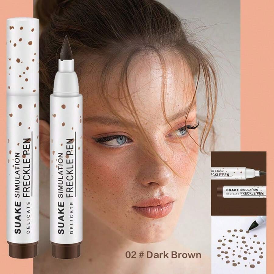 SUAKE 雀斑筆、眼線筆,1支,1毫升,防水、快速干燥、持久不脫妝、自然點綴 - 棕色 - 查看 1