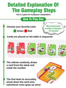 1 Set Of Frog Tongue Sticking Toys Support 2~4 Players To Play Interactive Artifacts Frog Mouth Lizard Mask Greedy Chameleon Blowing Music Creative Trick Props Wedding Blowing Card Table Game Wedding Toys And Annual Meeting Interactive Props Team Building And Expansion Activities Supplies Fun Masks,Kids Toys,Boys Toys,Games