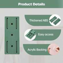 2/4/8 Pcs Adhesive Punch-Free Socket Holder, Desktop Socket Fixer, Power Strip Holder Wall Mount For Home Table Wall, Self-Adhesive Desktop Socket Fixer For WiFi Routers Remote Controls For Kitchen Home Office Cable Management