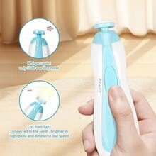 Baby Nail Trimmer Electric, 6 In 1 Baby Nail Clippers, With 6 Grinding Pads And LED Light, Trim Polish Grooming Kit For Newborn Infant Toddler Or Adults Toes Fingernails Care, Christmas, Halloween, Thanksgiving Day Gift