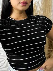 Promoção Blusa feminina T-Shirt Blusa manga girassol