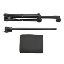 CNCEST Tattoo Arm Rest, Height Adjustable Foldable Tattoo Armrest Stand Professional Leg Rest Arm Bar Sponge Pad For Salon Studio Tattoo Supplies Tool - Black - View 3