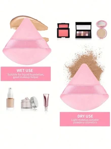 24/15/3 件化妆海绵套装、粉底搅拌器美容海绵、化妆涂抹海绵、无乳胶干/湿两用化妆粉扑、专业化妆海绵、柔软遮瑕海绵、专为精细化妆而设计、多色化妆海绵，适用于液体、乳霜、粉末化妆品、粉底、粉末、腮红、荧光笔、轮廓、眼影、眉笔、遮瑕膏、散粉化妆刷 - 彩色 - 查看 3