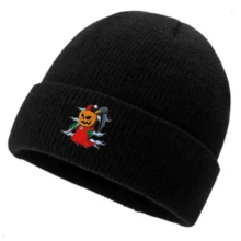 Unisex Adult Custom Football Fabric Beanie Hat - 17 - 查看 2