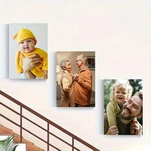 1Pc Khung ảnh gỗ tùy chỉnh Canvas Poster - Kỷ niệm cá nhân của cặp đôi & Khoảnh khắc quý giá, Món quà hoàn hảo cho bạn bè & gia đình, Lý tưởng cho phòng ngủ, phòng khách, trang trí văn phòng - Sinh nhật, Kỷ niệm, Valentine, Giáng sinh - đóng khung - Xem 8