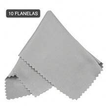 10 Cloth For Cleaning Glasses Jewelry Polyester Flannel - 10 MÀU SẮC LOẠI - Xem 1