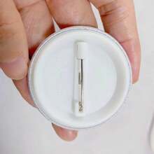 44mm 1.7inch Pins Broach DIY Buttons Snap-In Craft - White - View 5