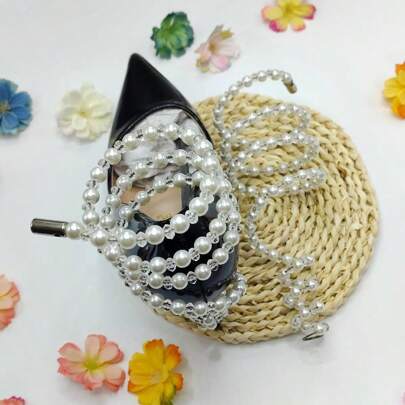 1 Pair Fashion Pearl Shoe Decoration, Suitable For Various Shoes, Enhances Stylish Elegance, Ideal Birthday, Holiday, Party Gift For Men & Women