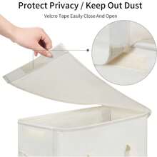 65L超薄带盖洗衣篮窄型脏衣篮带提手升级版可折叠脏衣篮便携密封收纳盒