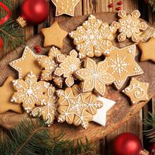 18 件/套，圣诞饼干切割模具套装，不锈钢模具，圣诞面包切割器，圣诞雪花/姜饼人/天使/爱心/六角星/圣诞树，家庭烘焙模具，厨房小工具，实惠商品。圣诞装饰品圣诞装饰圣诞礼物圣诞派对用品 - 銀色 - 查看 8
