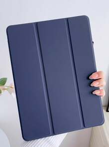 1pc Tablet Protective Case Compatible With Ipad, Soft Anti-Fall Protection, Ultra-Thin/Smart Stand/Auto-Wake Protective Case For TPU Leather Apple IPad Mini 4/5/6, 9.7/10.2/10.5 Inches, Air 4/5/6, 10th Gen, 10.9 Inches, Pro 11 Inches, Air 11(M2) , Air 13 And Pro 11(M4)-Navy Blue - Navy Blue - View 9