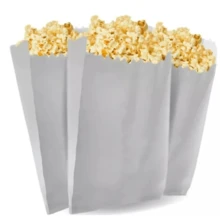 150 Units White Paper Bag Snack Hot Dog Popcorn - 白色 - 查看 3